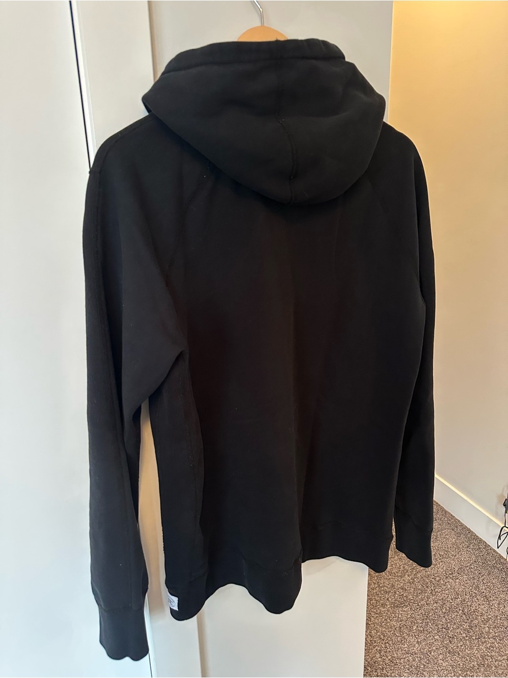 MADE IN CANADA (before buyout) Reigning Champ Black Hoodie - Picture 4 of 6